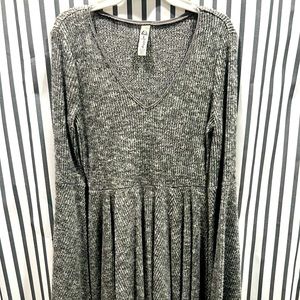Sweater dress. Very comfy baby doll style